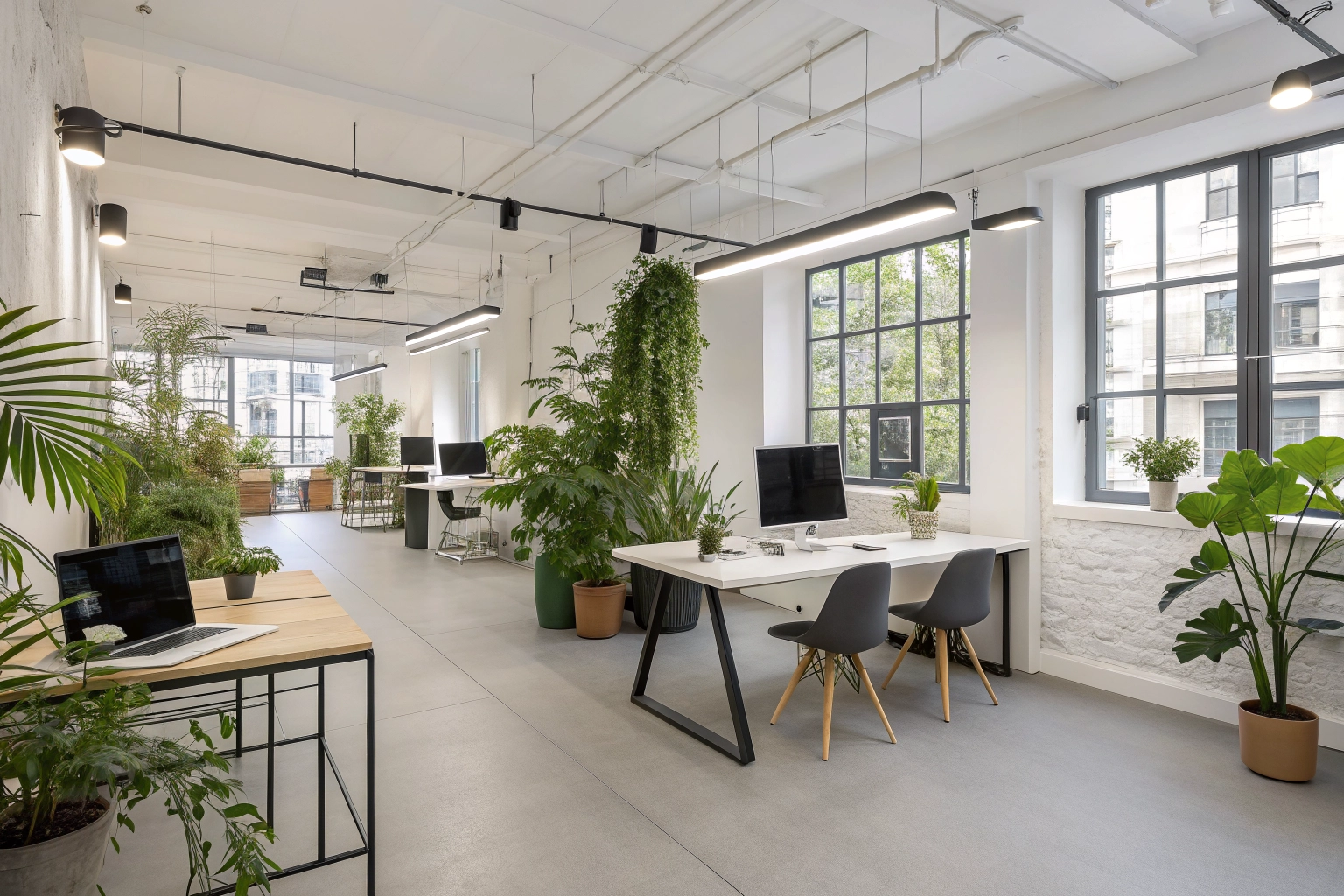 Creative agency workspace mockup showing digital marketing insights